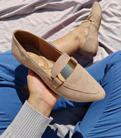 Flats beige antifaz ante