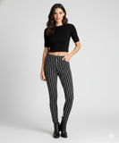 Leggings negro con blanco