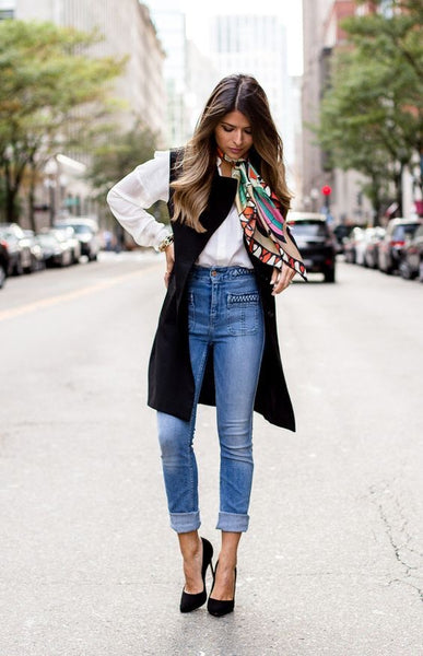 Jeans Outfit Con Flats Negros Vestido Negro Outfit Zapatos
