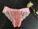 Pantie encaje rosa